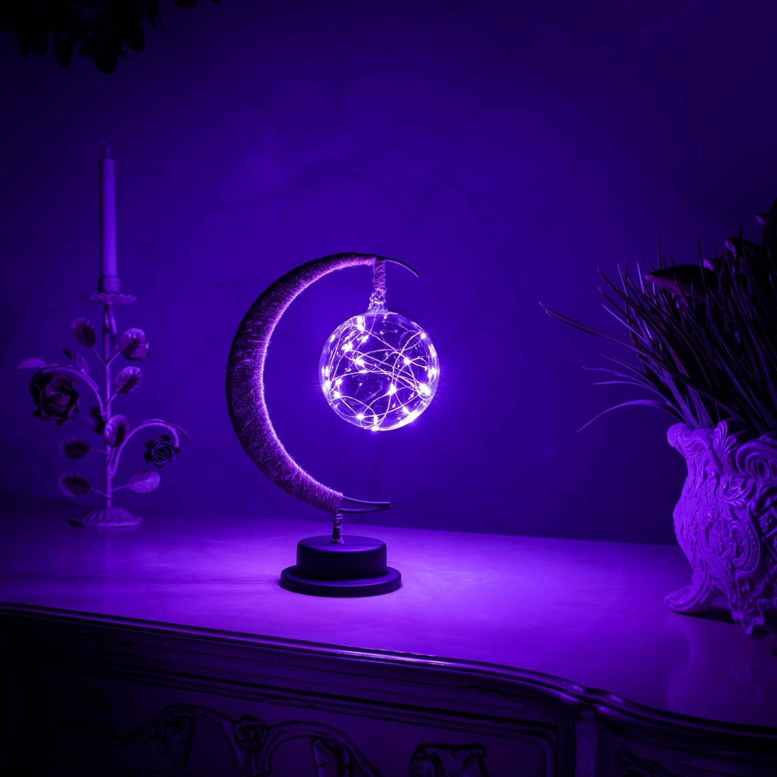 Nachttischlampe Mond Design LED | Schlafzimmer