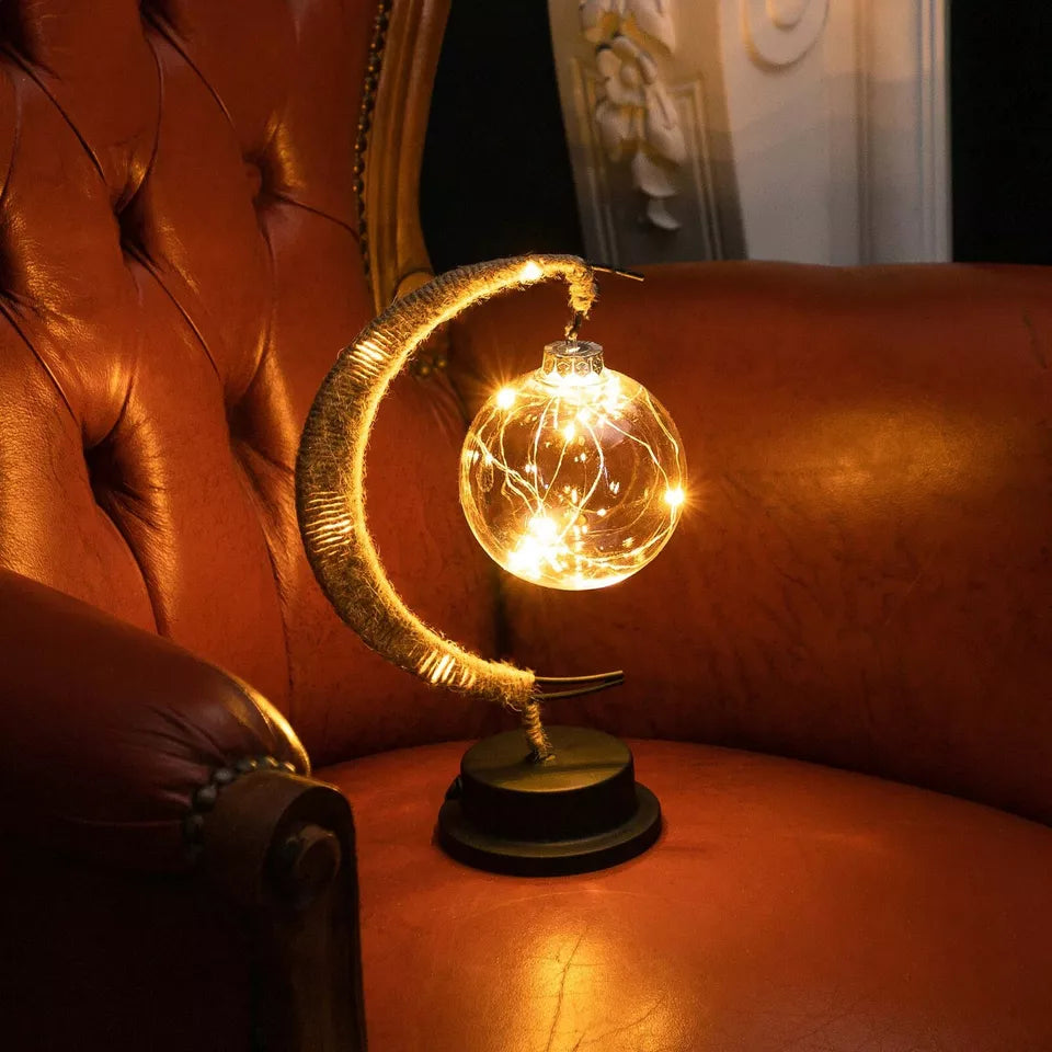 Nachttischlampe Mond Design LED | Schlafzimmer