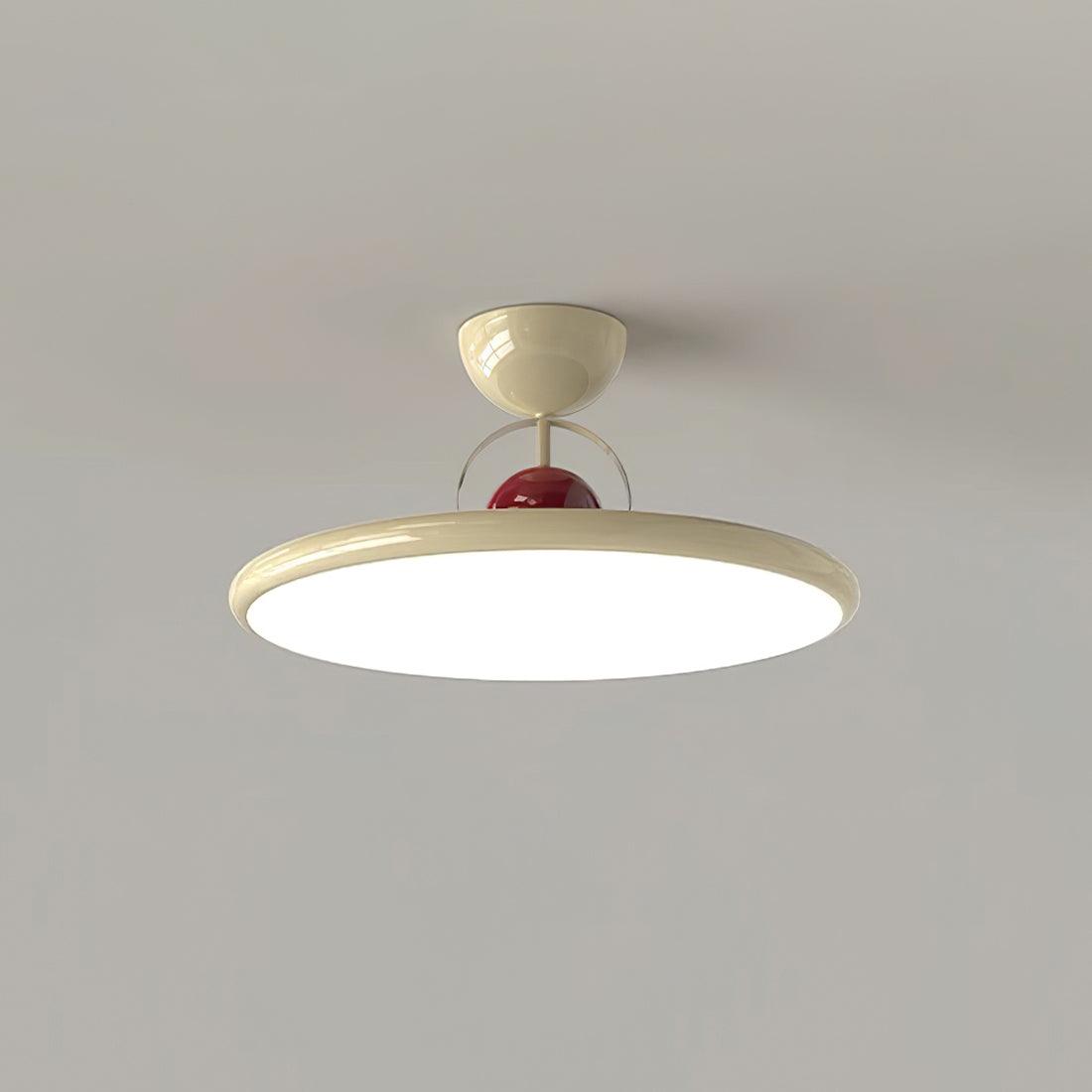 Nerio | Runde Deckenleuchte im Retro-Stil mit warmem LED-Licht