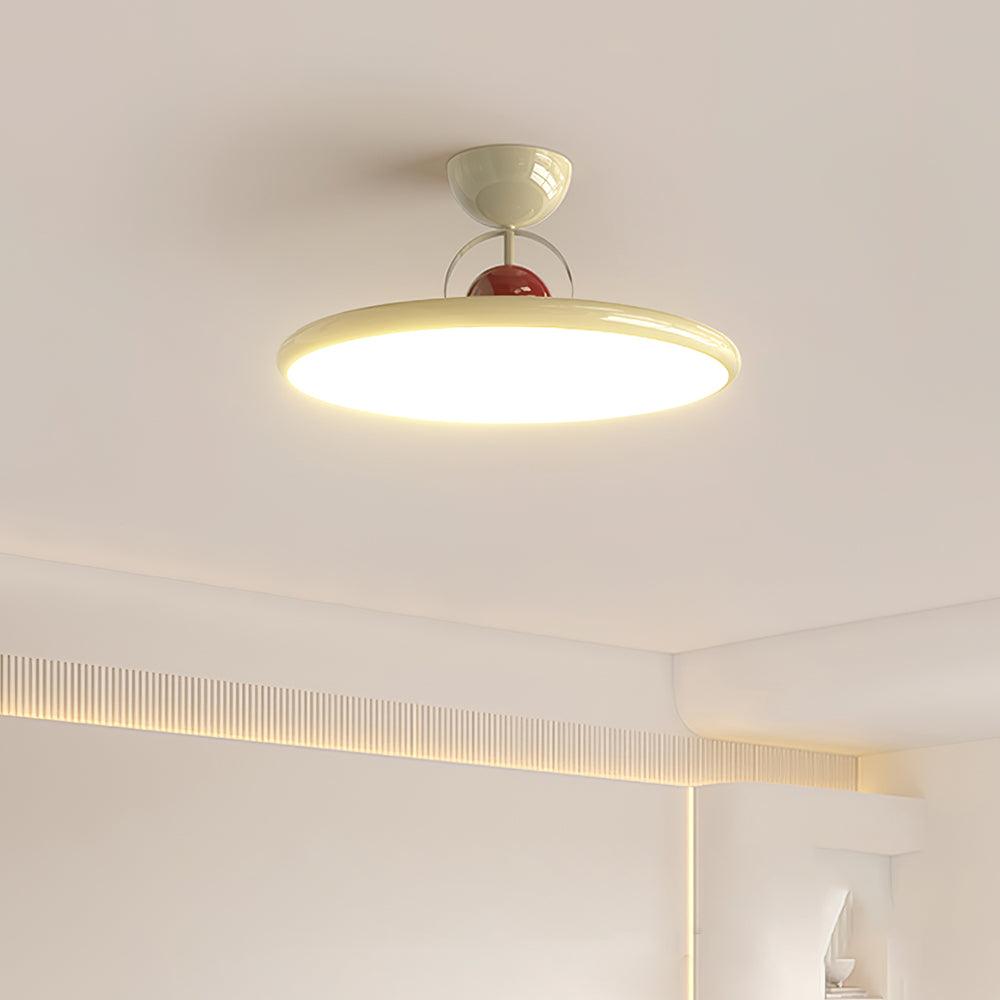 Nerio | Runde Deckenleuchte im Retro-Stil mit warmem LED-Licht