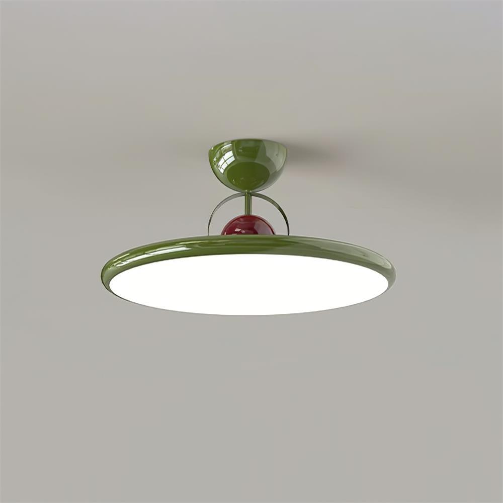 Nerio | Runde Deckenleuchte im Retro-Stil mit warmem LED-Licht