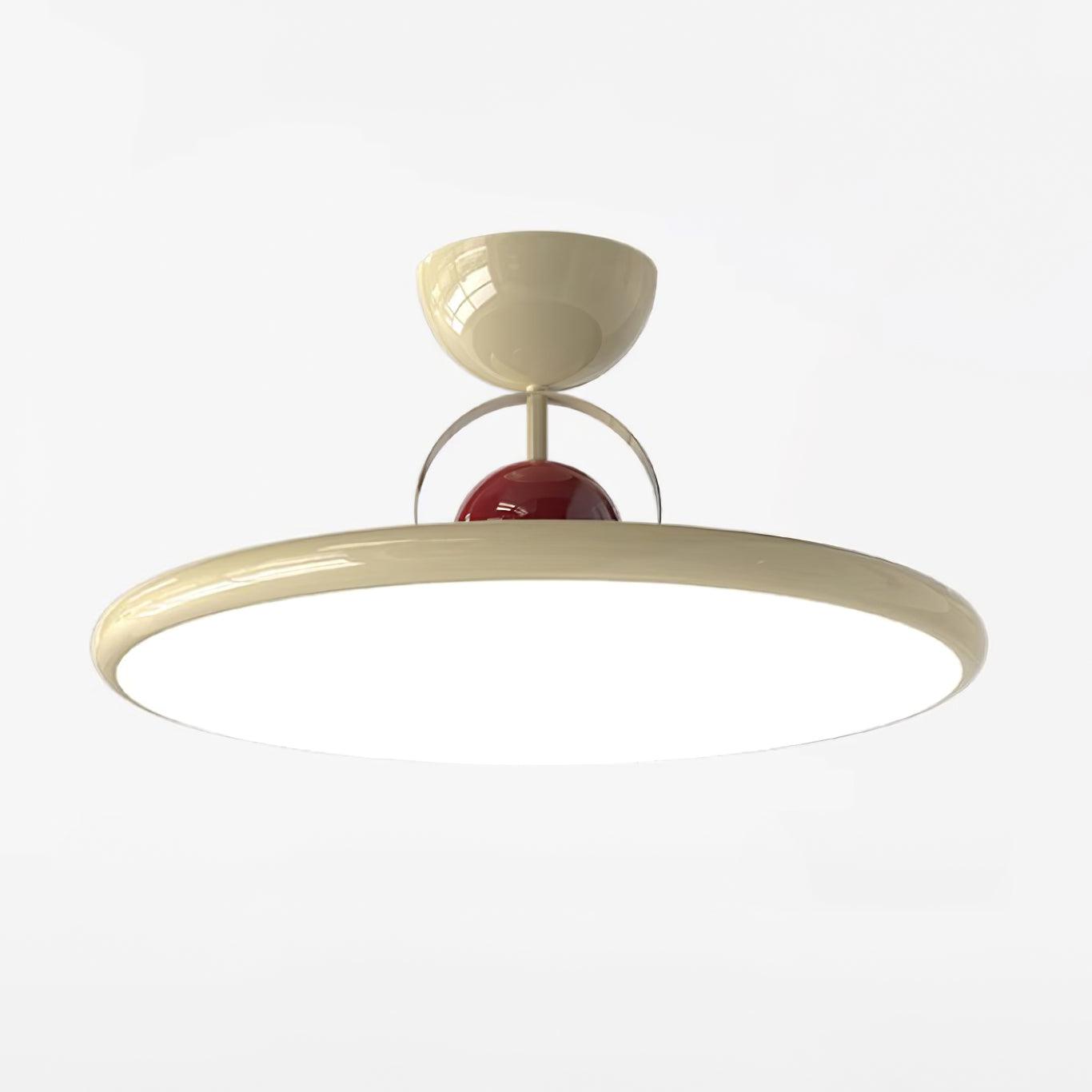 Nerio | Runde Deckenleuchte im Retro-Stil mit warmem LED-Licht