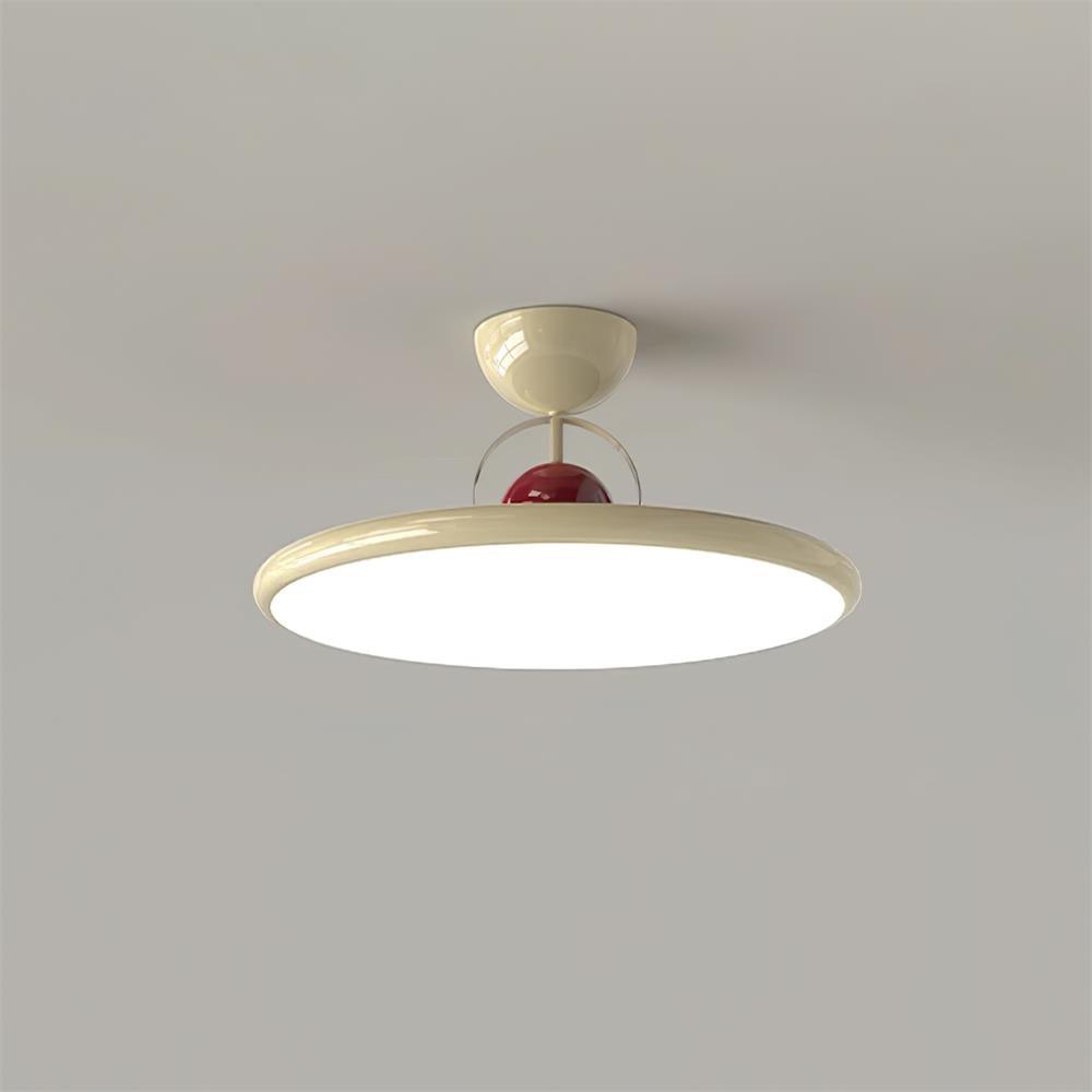 Nerio | Runde Deckenleuchte im Retro-Stil mit warmem LED-Licht
