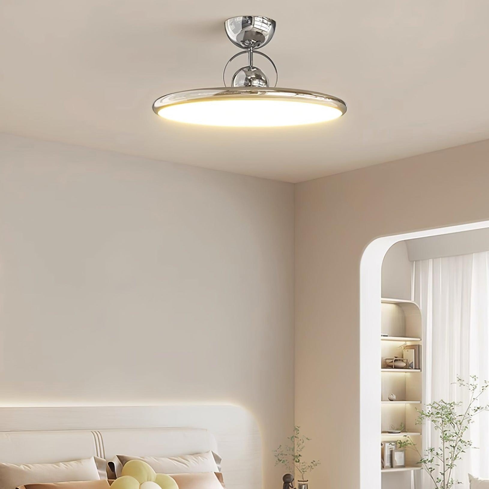 Nerio | Runde Deckenleuchte im Retro-Stil mit warmem LED-Licht