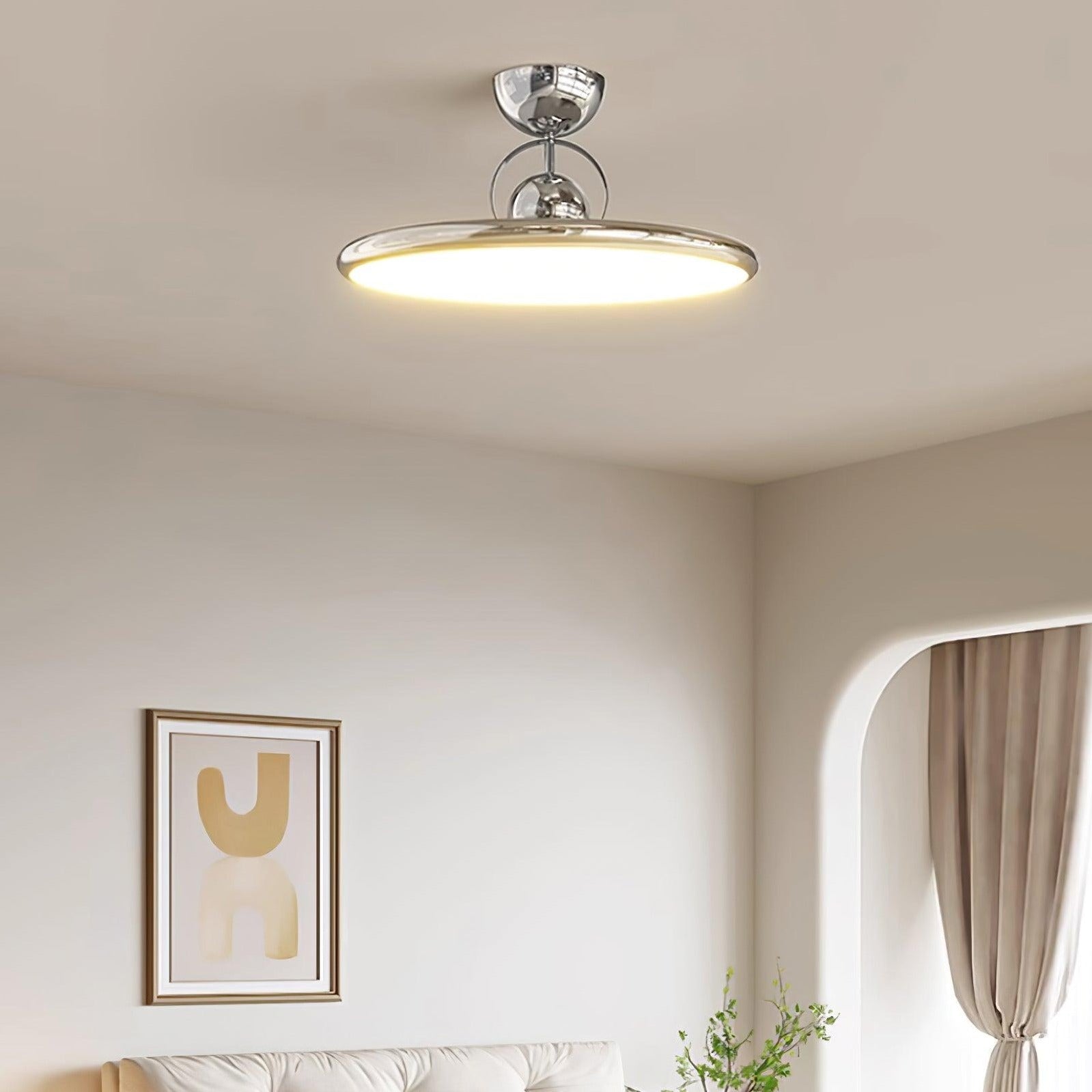Nerio | Runde Deckenleuchte im Retro-Stil mit warmem LED-Licht