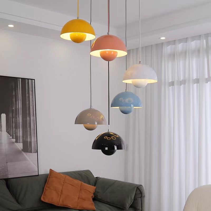 Nilo | LED Pendelleuchte im Farbigem Retro-Design