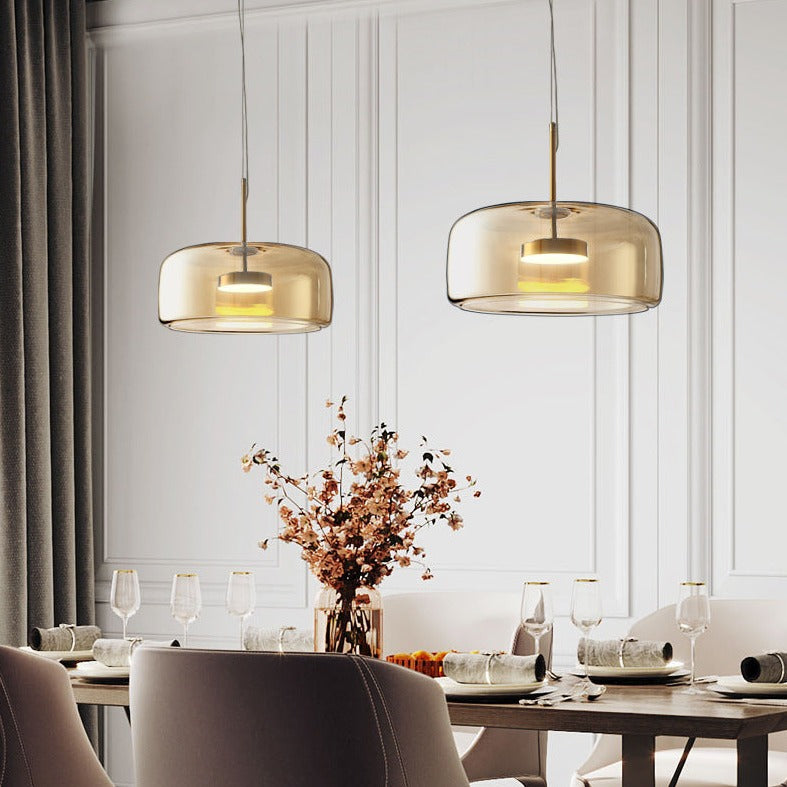 Pendelleuchte Glas Modern Rund | Wohnzimmer
