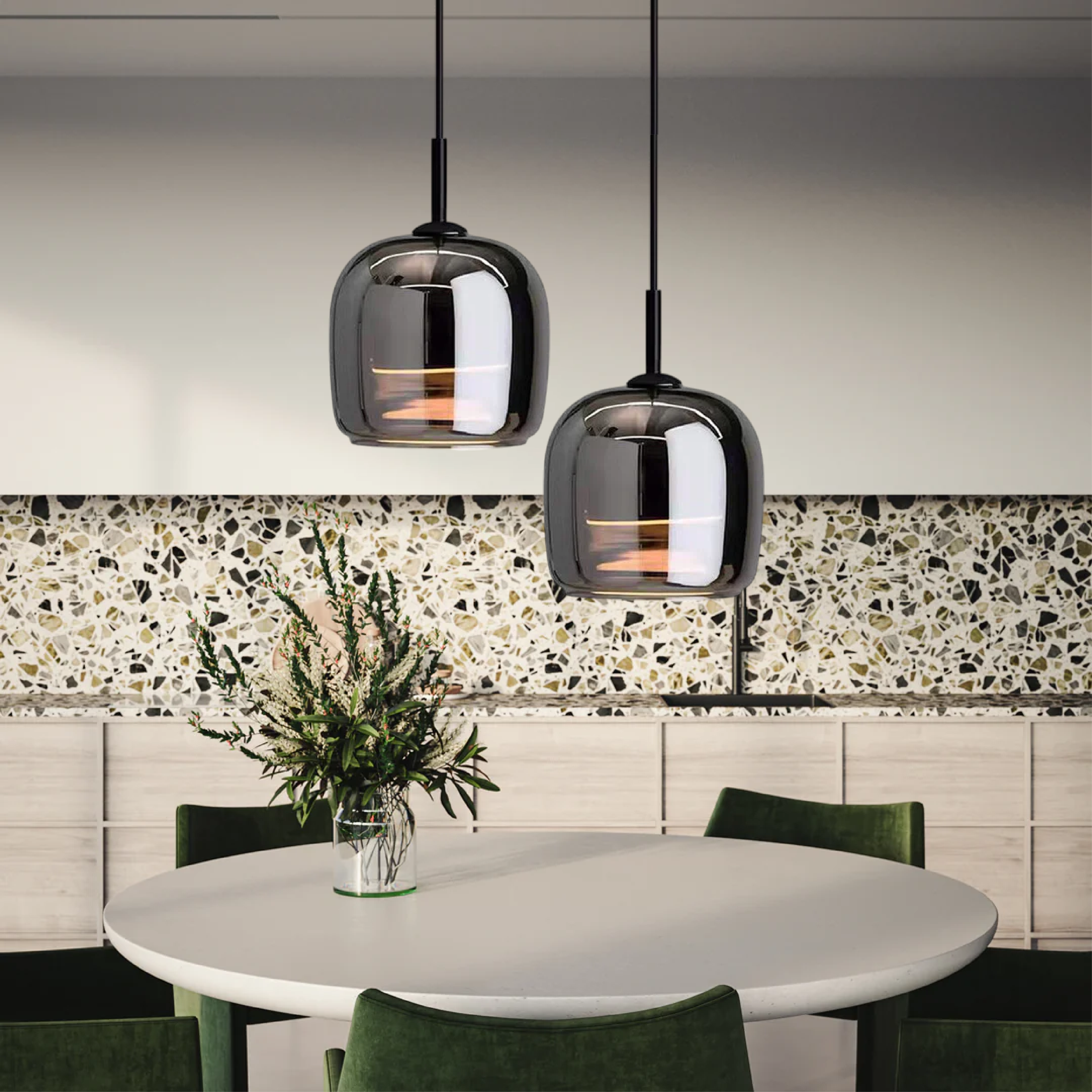 Pendelleuchte Glas Modern | Wohnzimmer