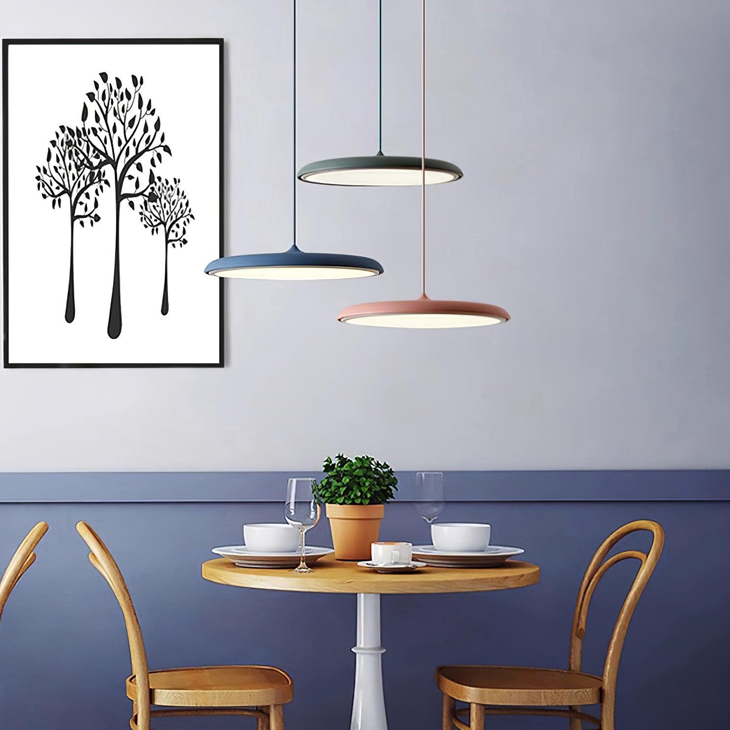 Pendelleuchte Modern Flach LED | Wohnzimmer