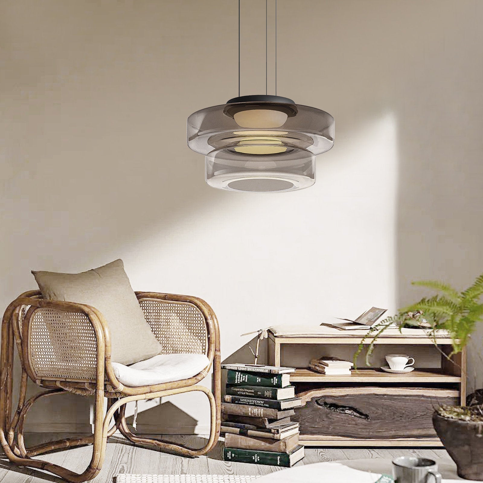 Pendelleuchte Modern Glasdesign | Wohnzimmer