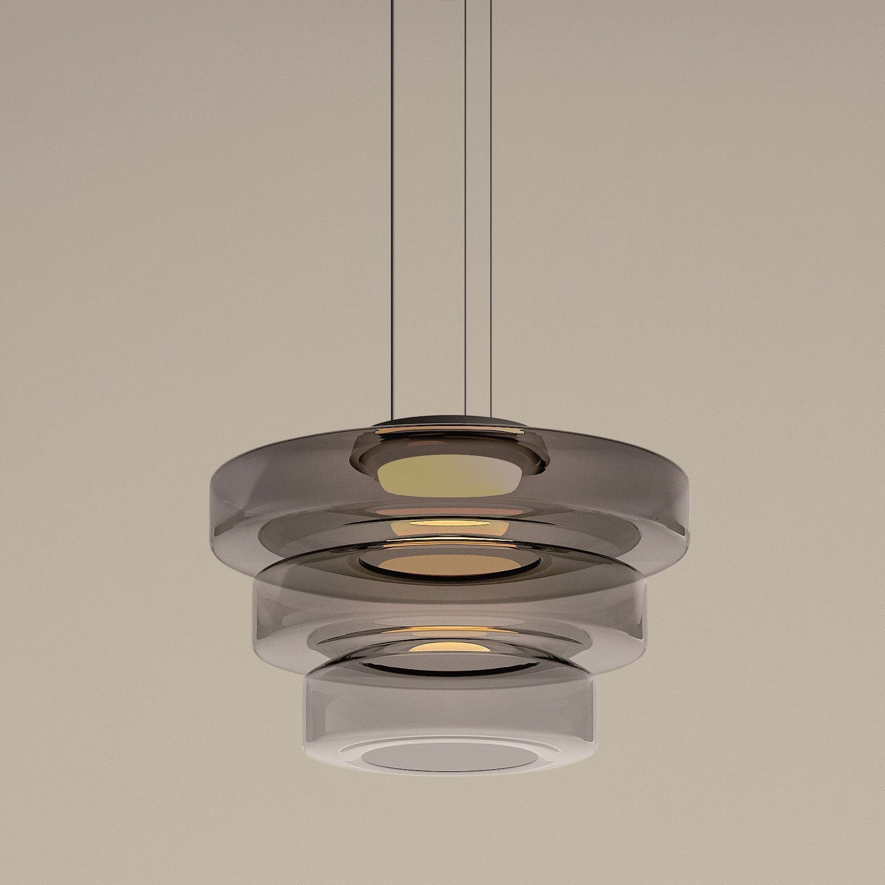 Pendelleuchte Modern Glasdesign | Wohnzimmer
