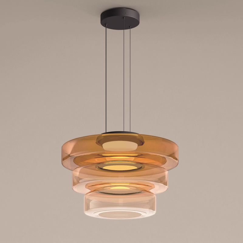 Pendelleuchte Modern Glasdesign | Wohnzimmer