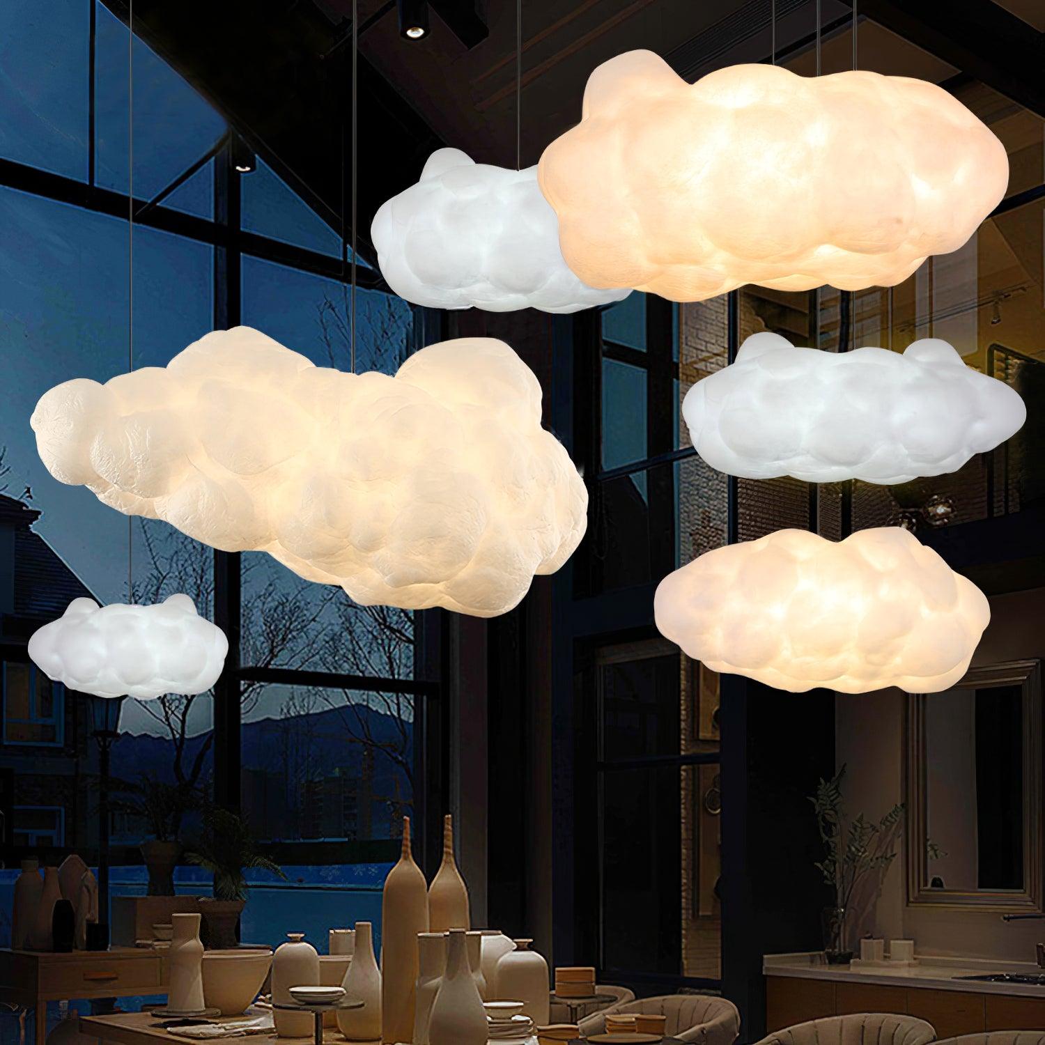 Pendelleuchte Wolkenform Modern | Wohnzimmer