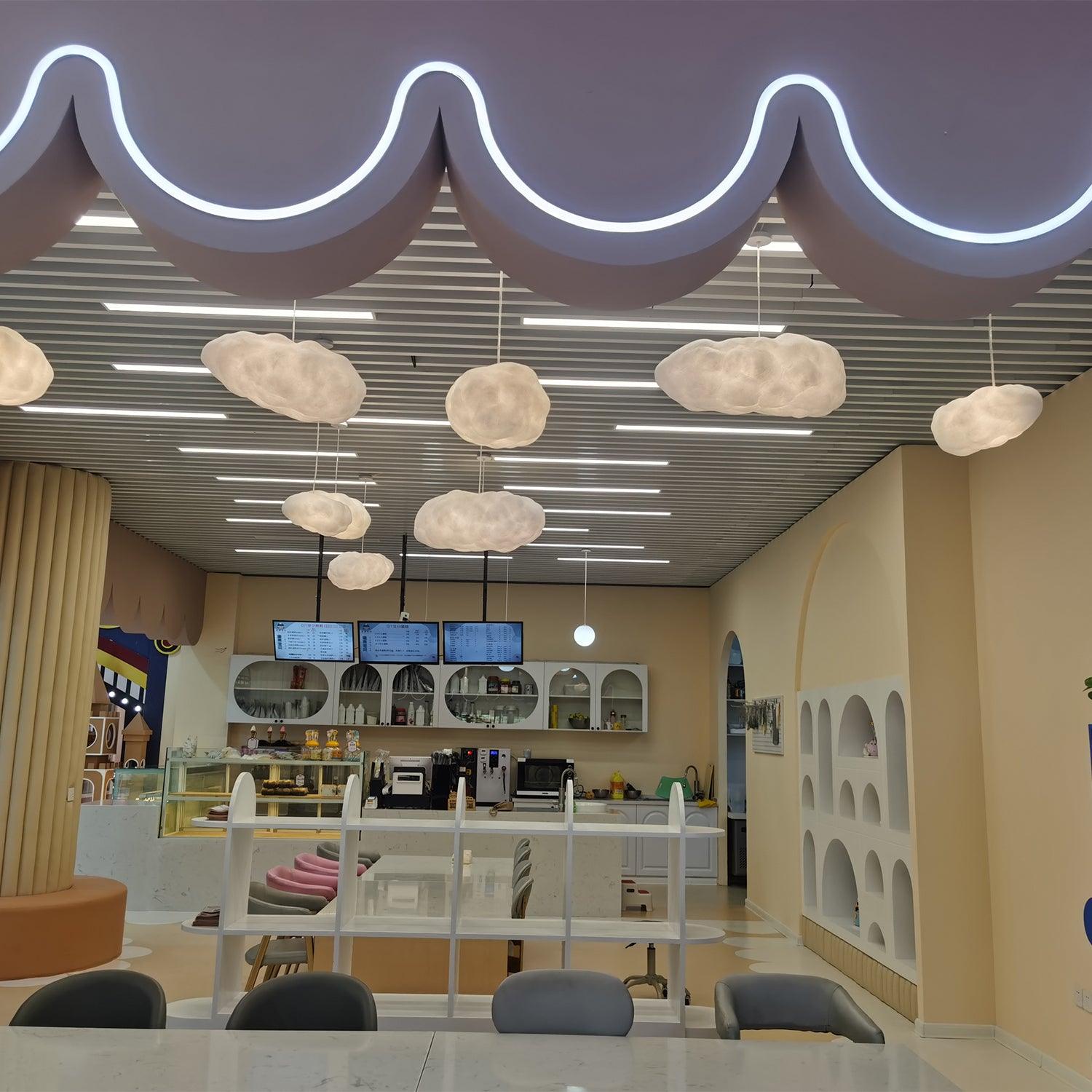 Pendelleuchte Wolkenform Modern | Wohnzimmer