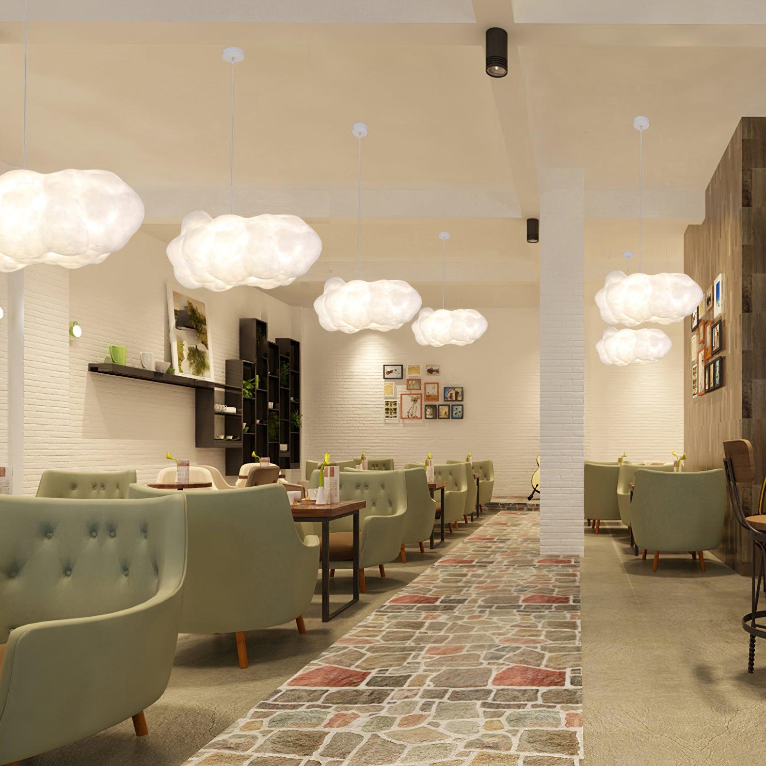 Pendelleuchte Wolkenform Modern | Wohnzimmer