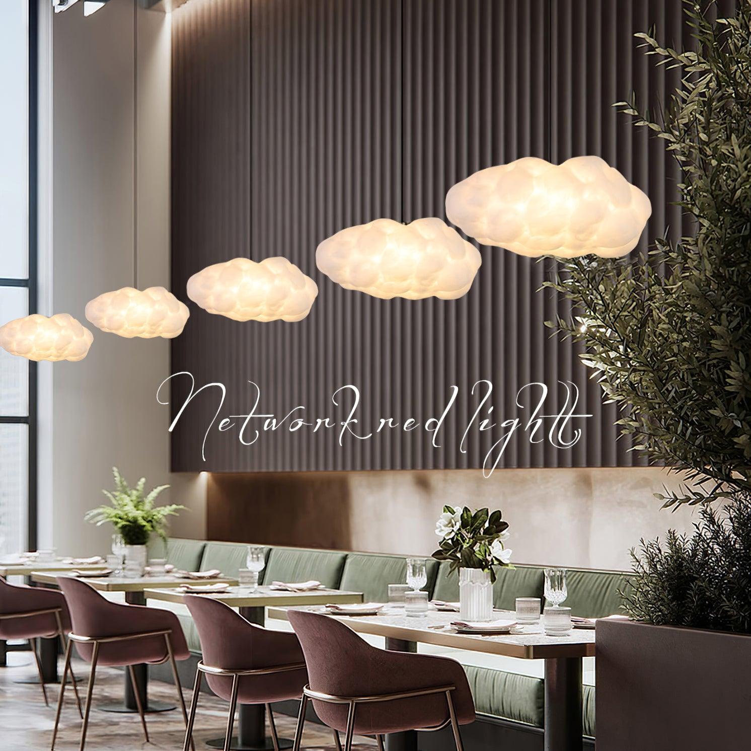 Pendelleuchte Wolkenform Modern | Wohnzimmer