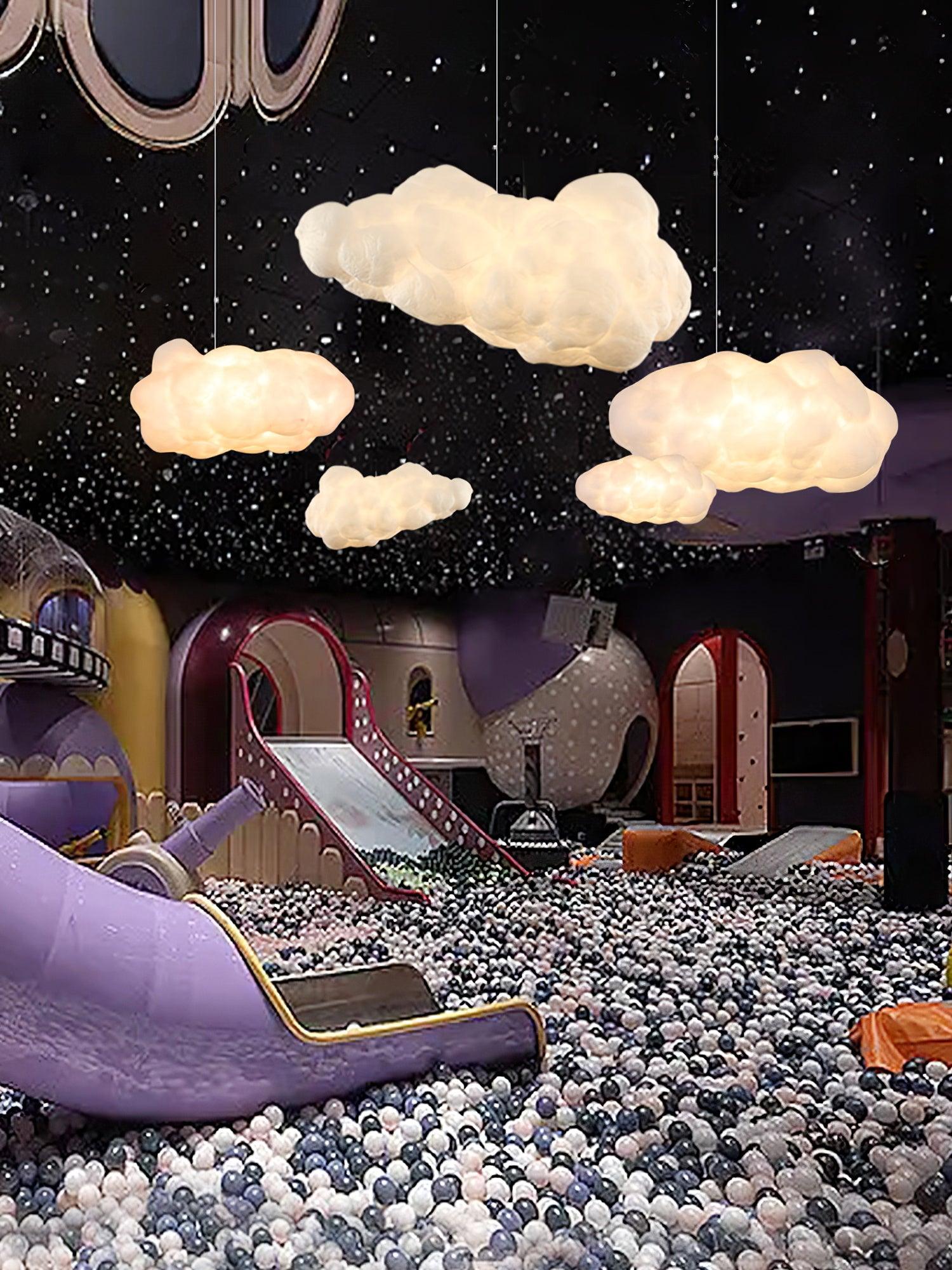 Pendelleuchte Wolkenform Modern | Wohnzimmer