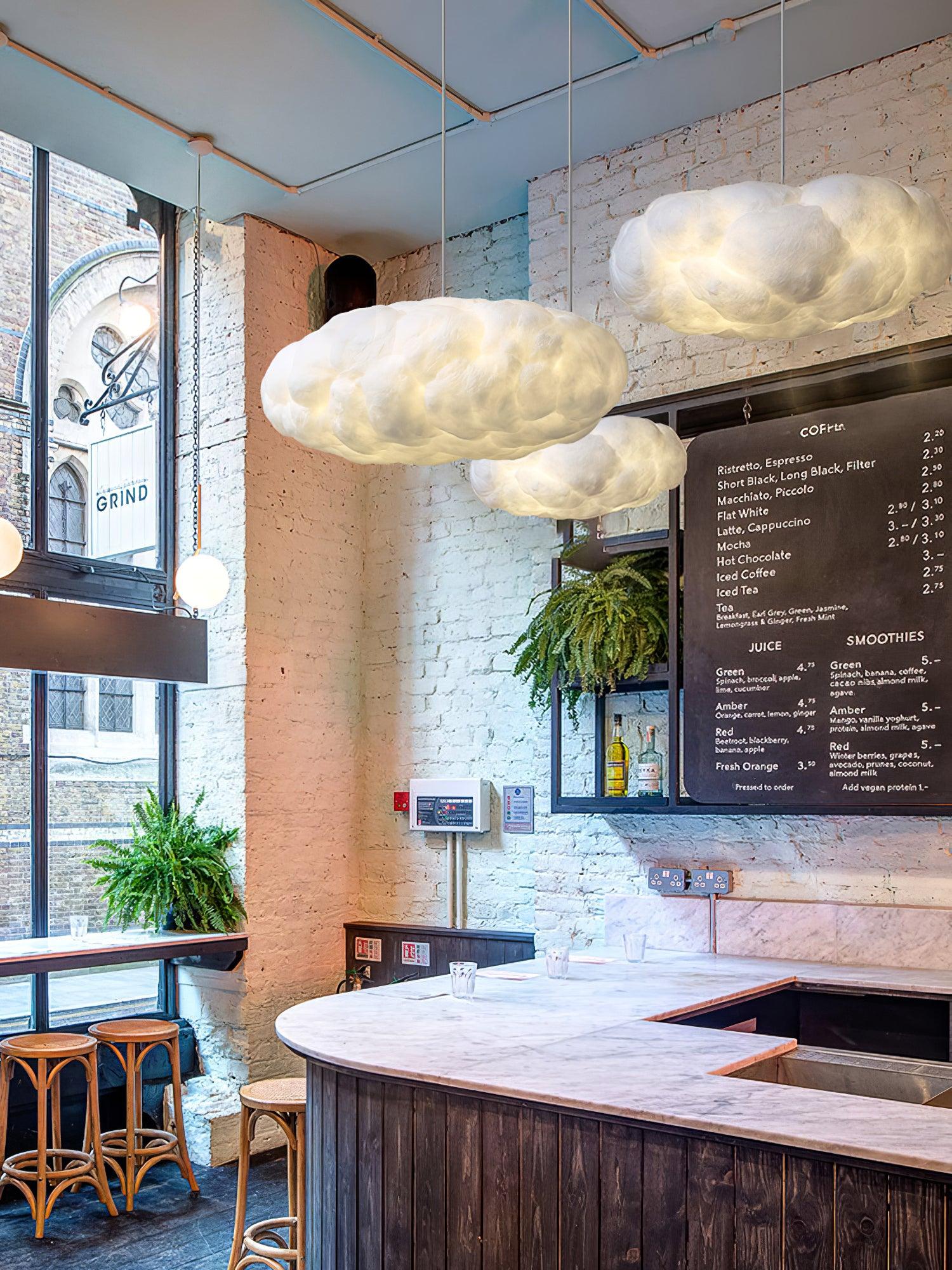 Pendelleuchte Wolkenform Modern | Wohnzimmer