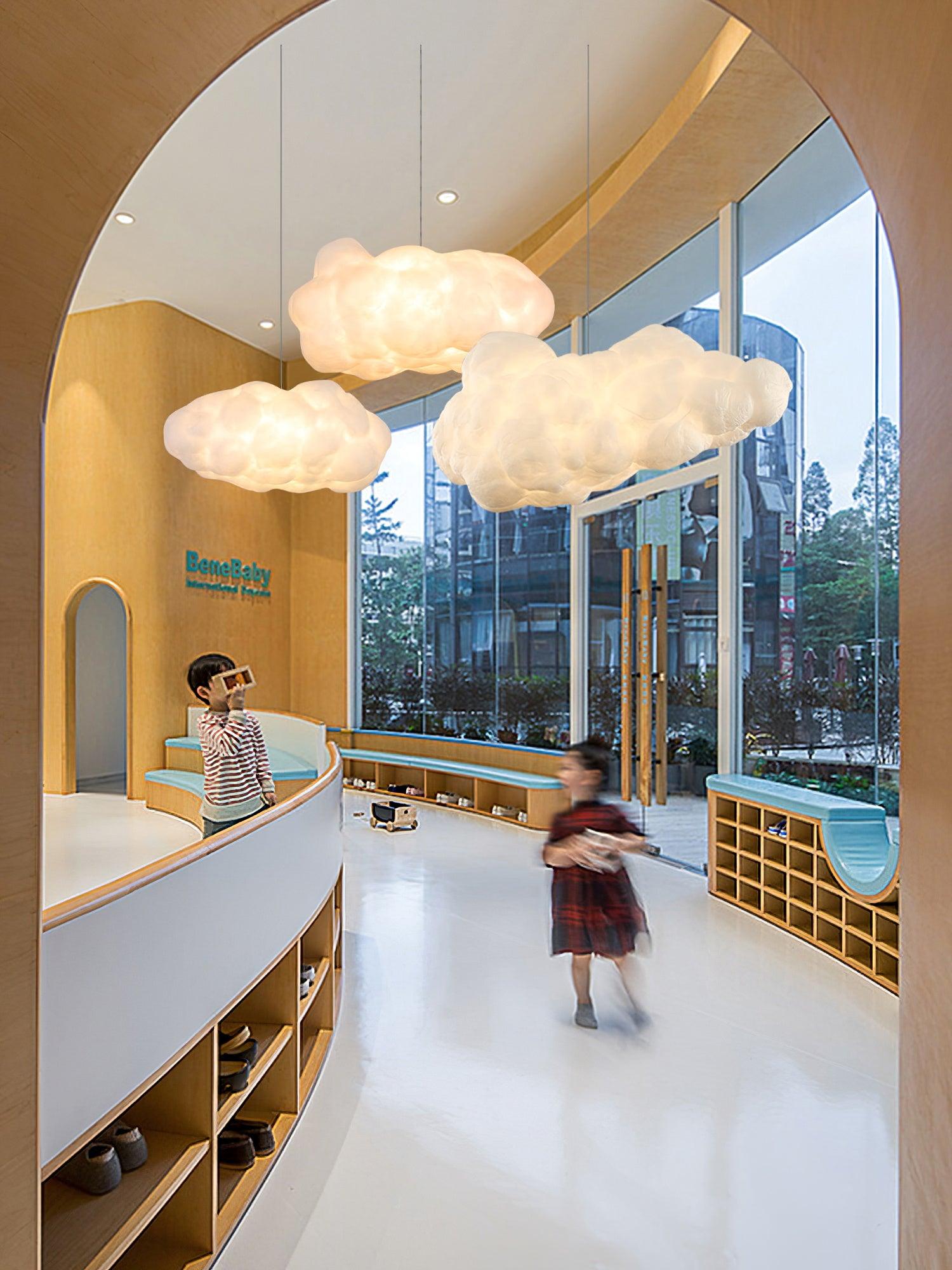 Pendelleuchte Wolkenform Modern | Wohnzimmer