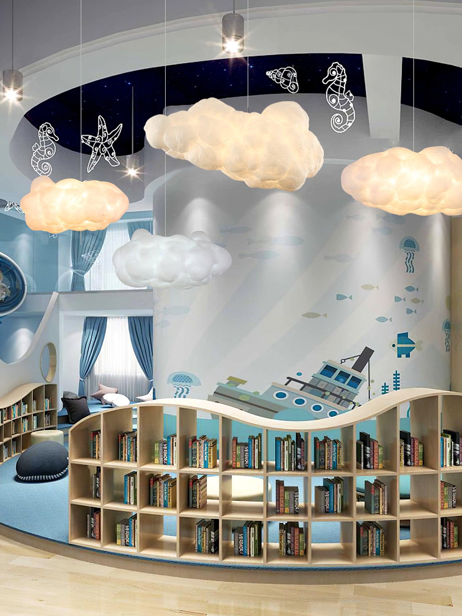 Pendelleuchte Wolkenform Modern | Wohnzimmer