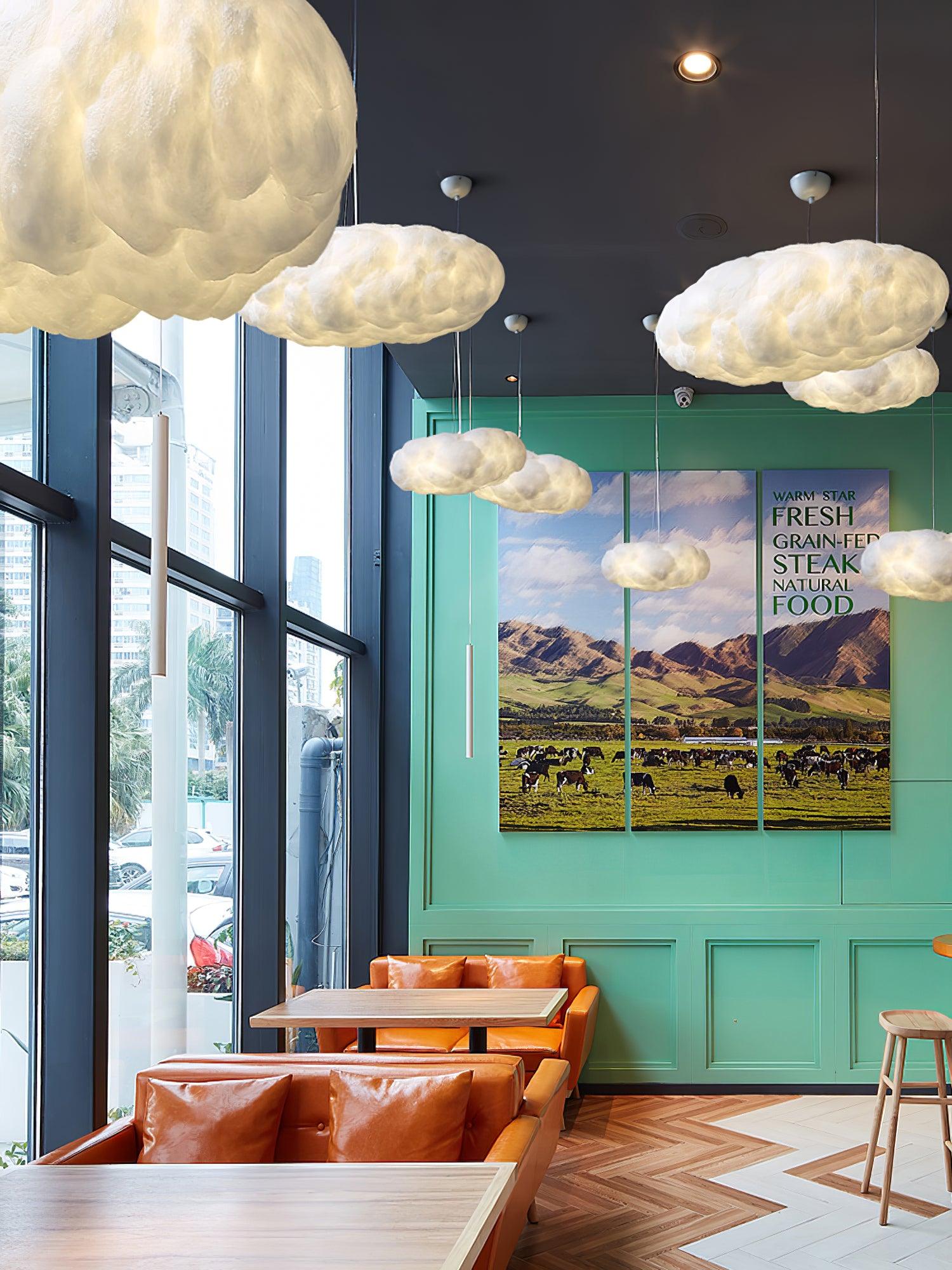Pendelleuchte Wolkenform Modern | Wohnzimmer