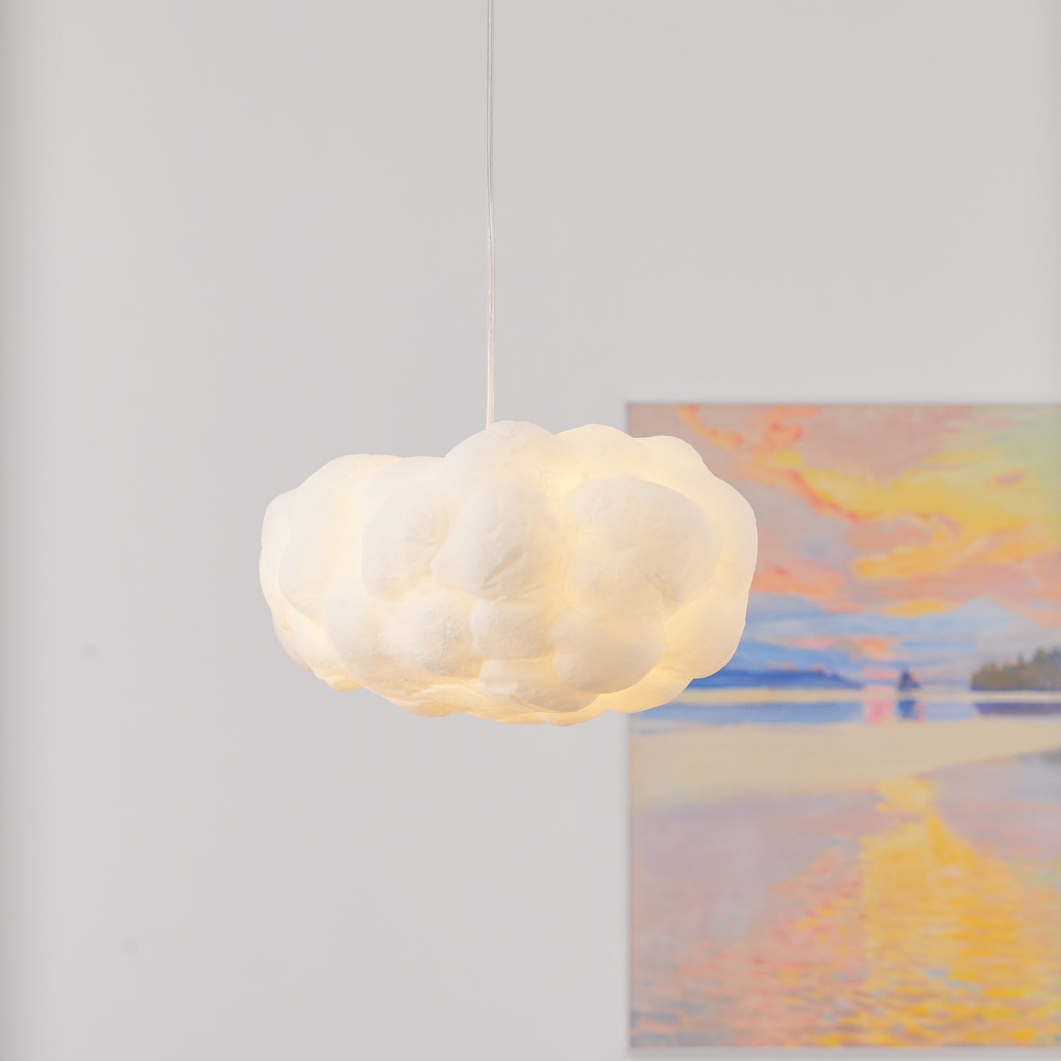 Pendelleuchte Wolkenform Modern | Wohnzimmer