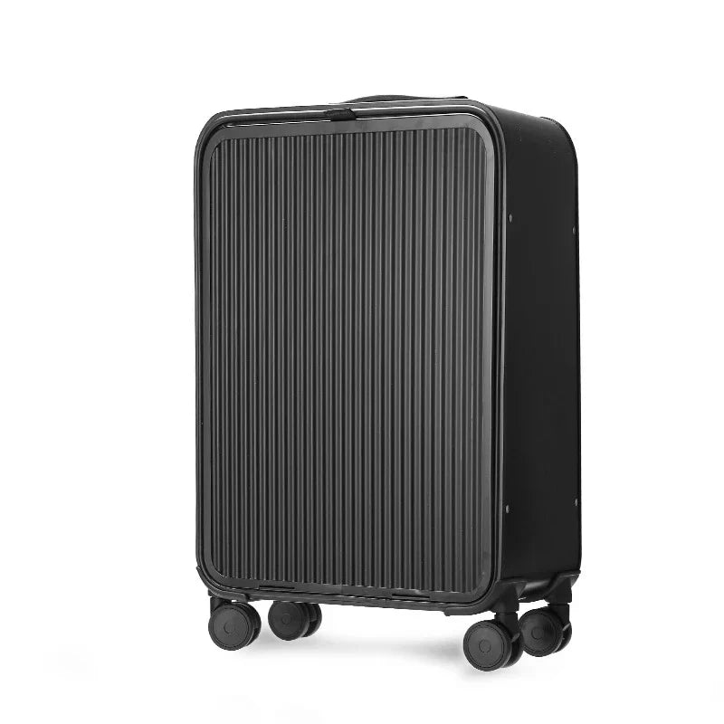 Rumi | Aluminium Hartschalenkoffer mit modernem Rillendesign