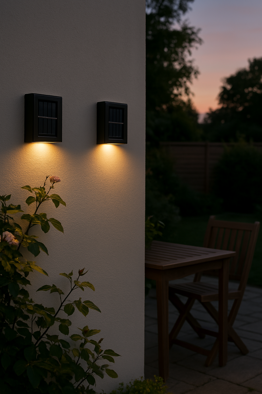 Ruvo | LED Solar-Wandleuchten für den Außenbereich