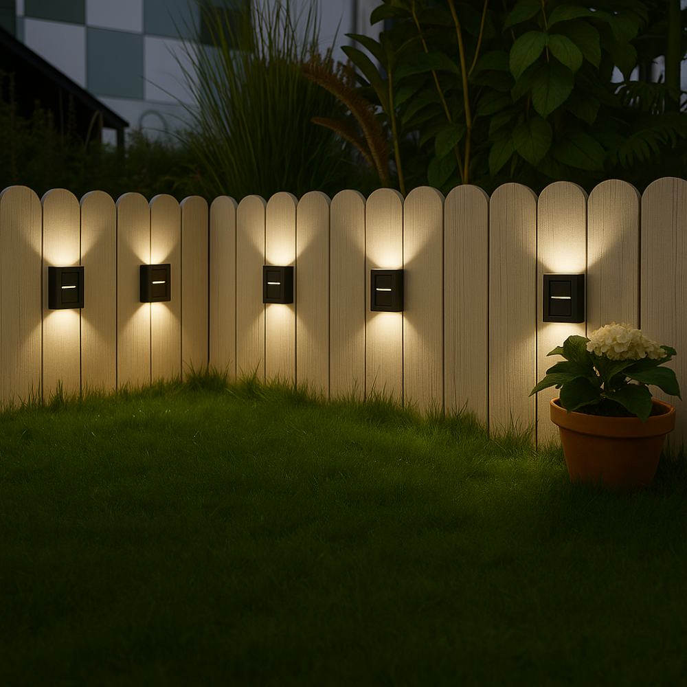 Ruvo | LED Solar-Wandleuchten für den Außenbereich
