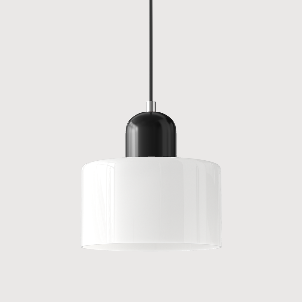 Siro | Farbige Glas Pendelleuchte im Bauhaus-Stil