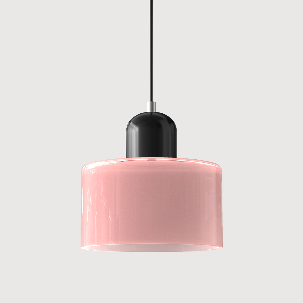 Siro | Farbige Glas Pendelleuchte im Bauhaus-Stil