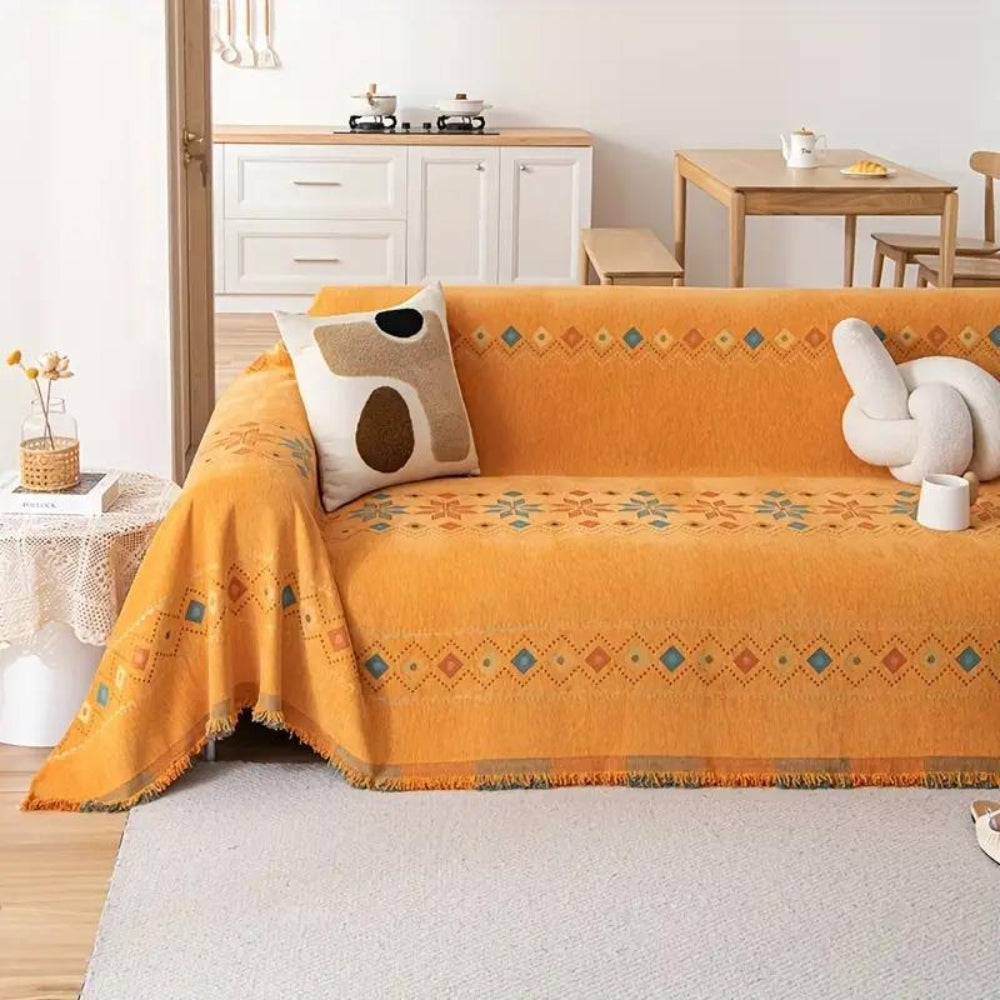 Sofahusse im Boho-Stil | Farbvoll & Dekorativ