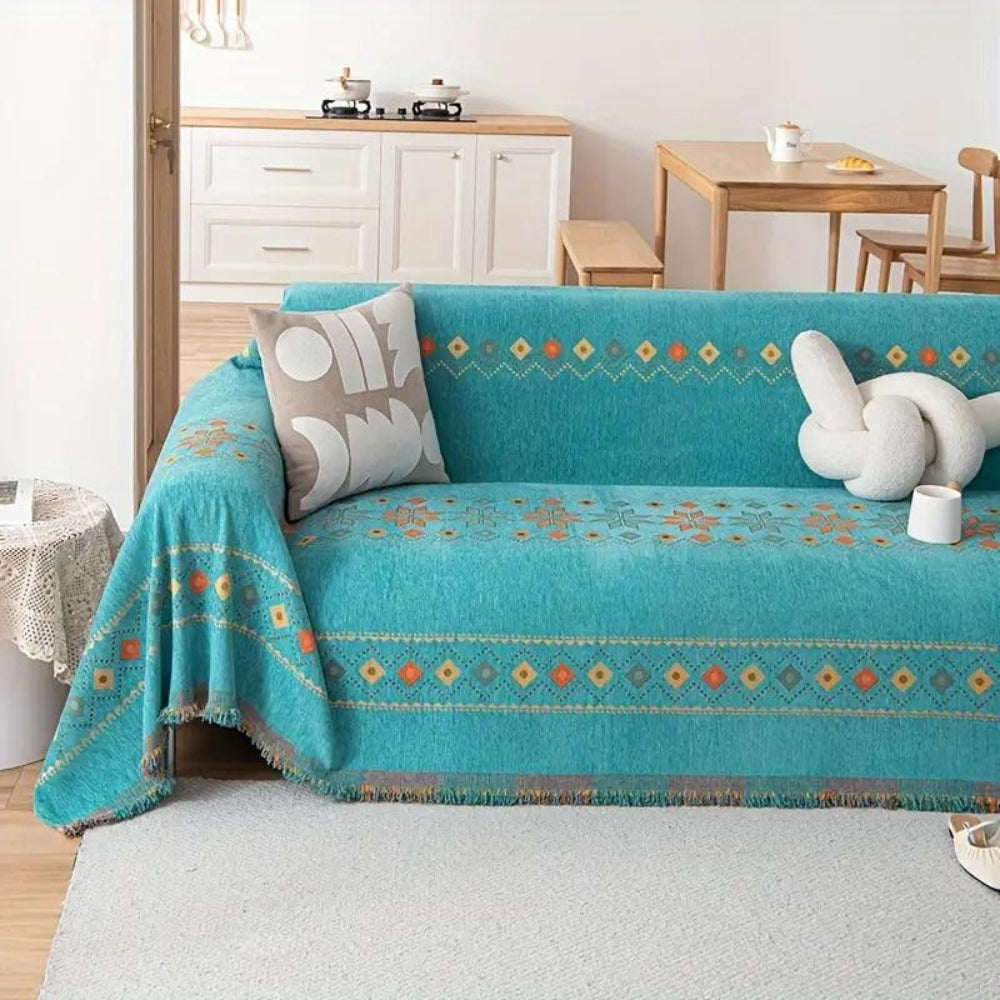 Sofahusse im Boho-Stil | Farbvoll & Dekorativ