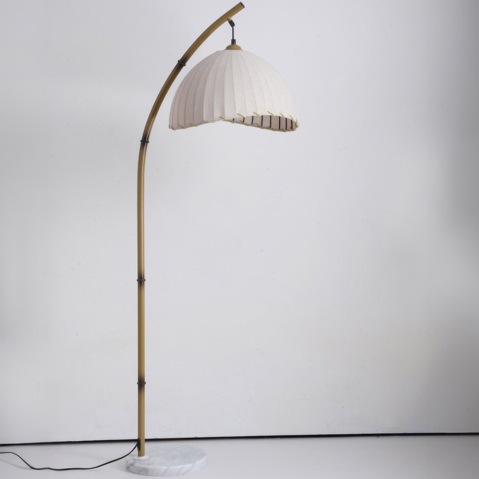 Stehlampe Retro Schirm Indirekt | Wohnzimmer
