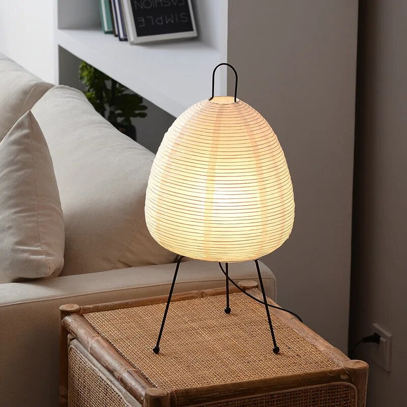 Tensho | Japanische Tischlampe aus Reispapier