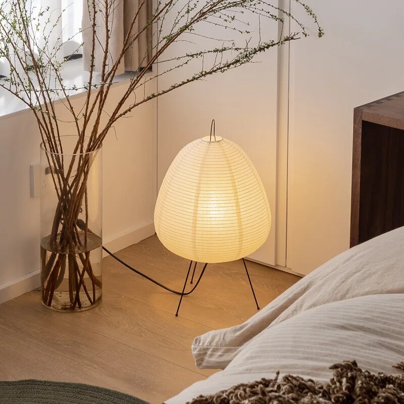 Tensho | Japanische Tischlampe aus Reispapier