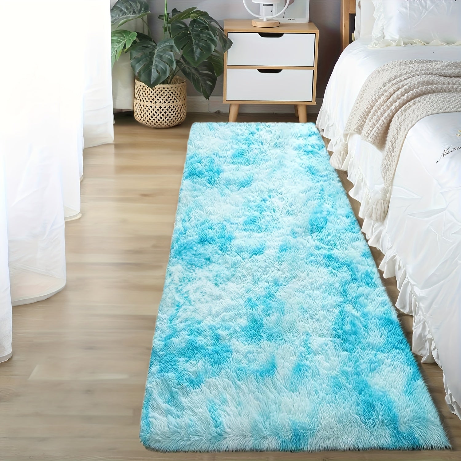 Teppich Felloptik Rutschfest | Schlafzimmer