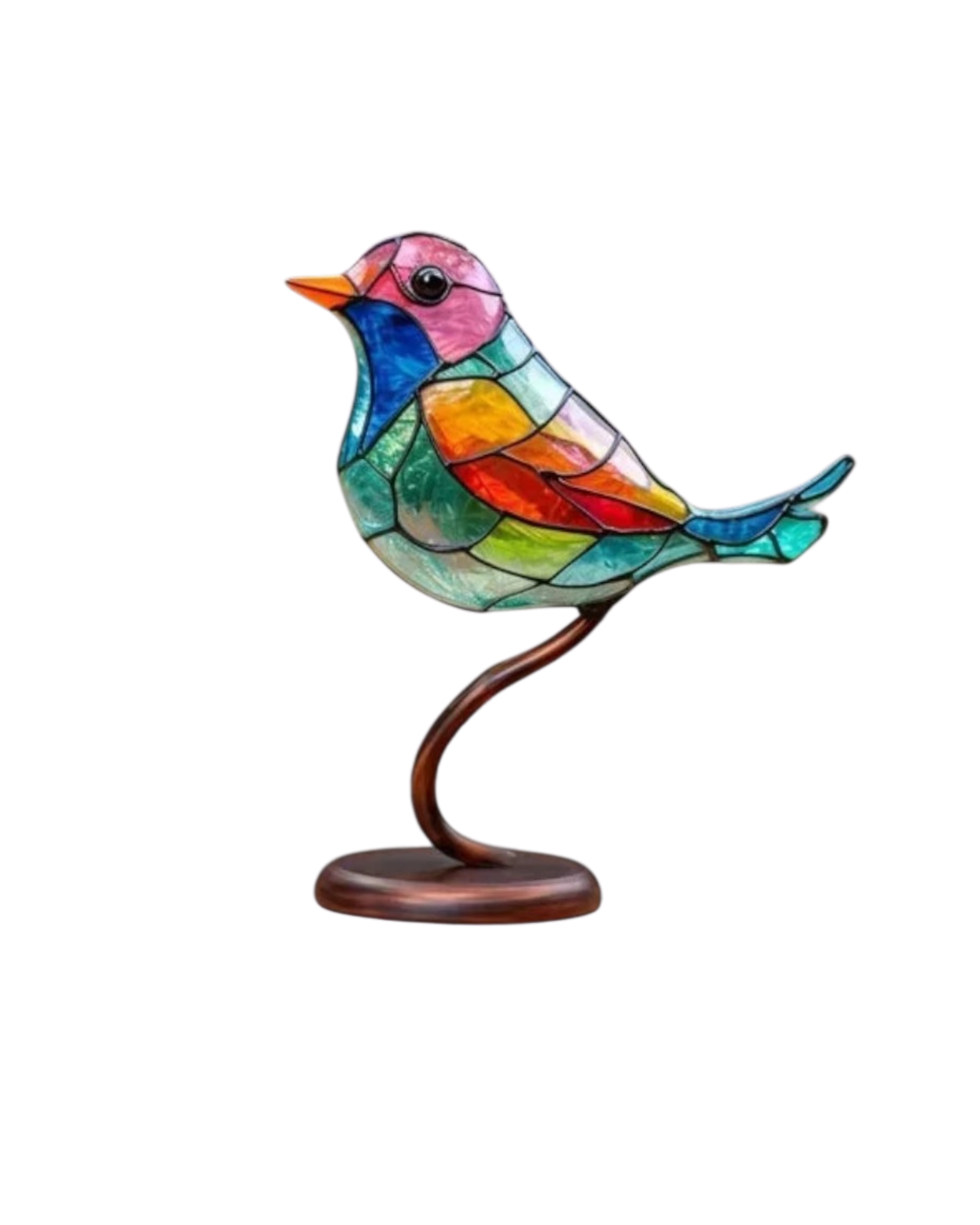 Tischlampe Glas Vogel Design | Wohnzimmer