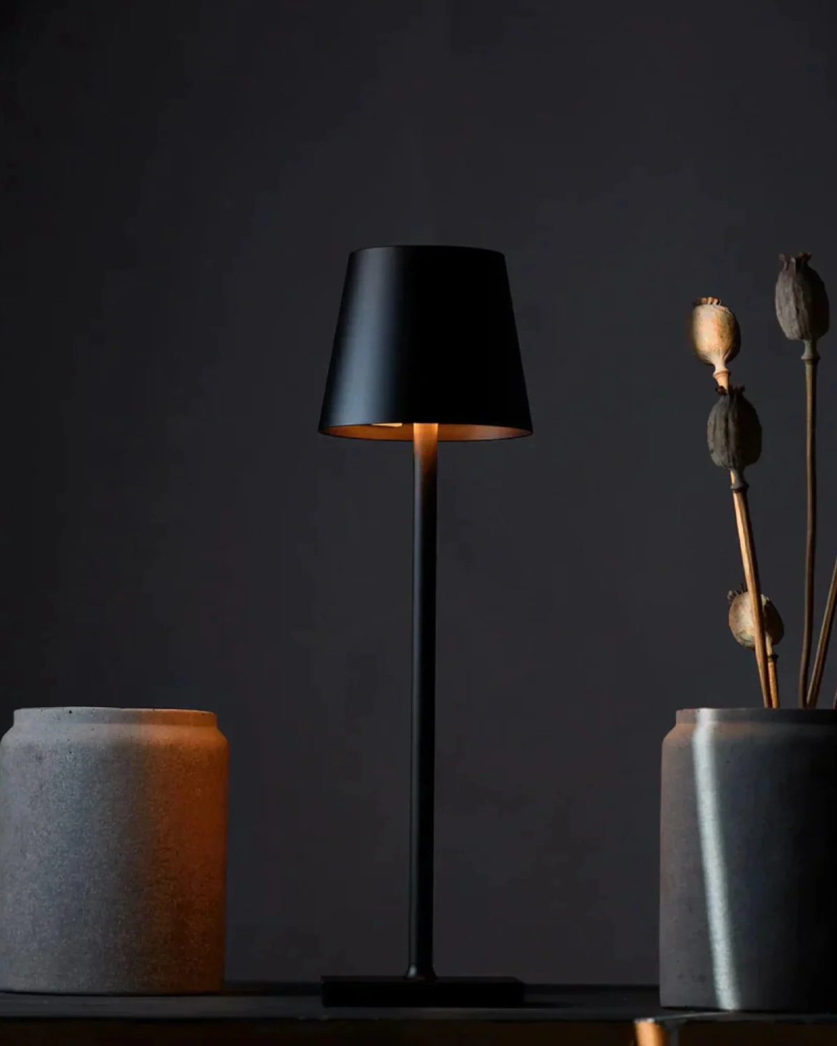 Tischlampe Metall Modern LED | Wohnzimmer
