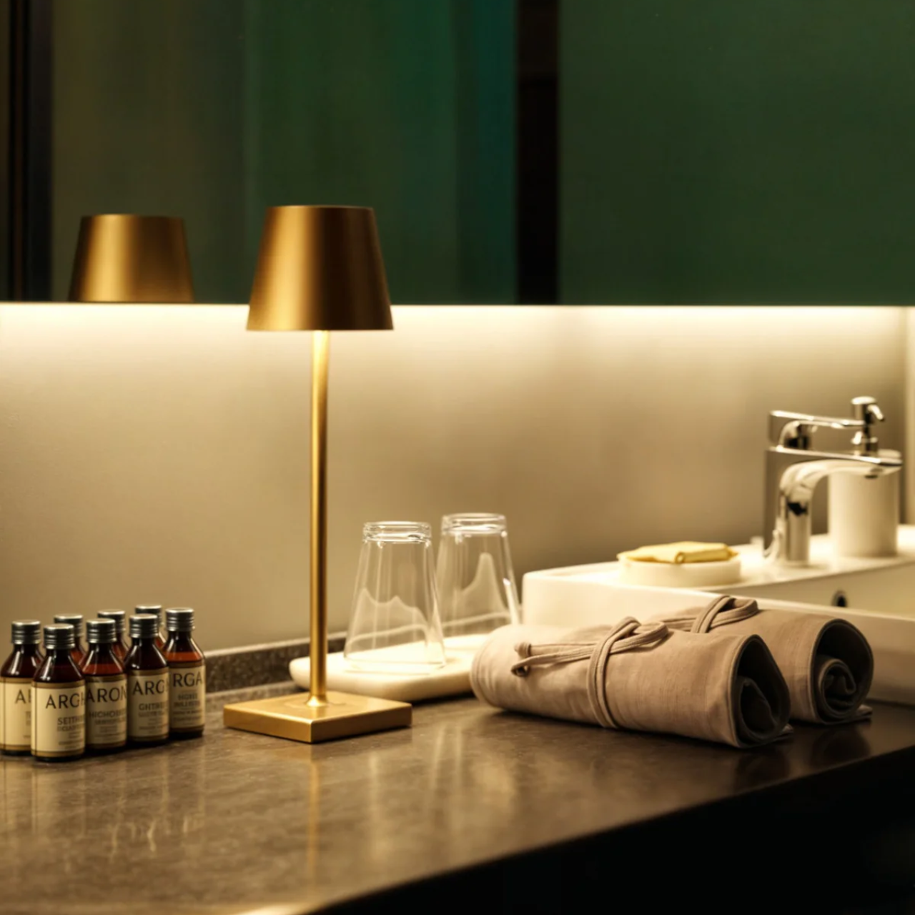 Tischlampe Metall Modern LED | Wohnzimmer