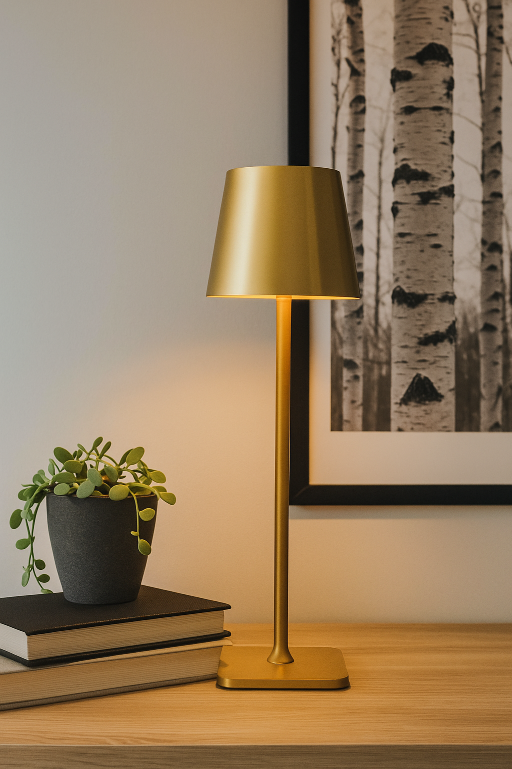 Tischlampe Metall Modern LED | Wohnzimmer