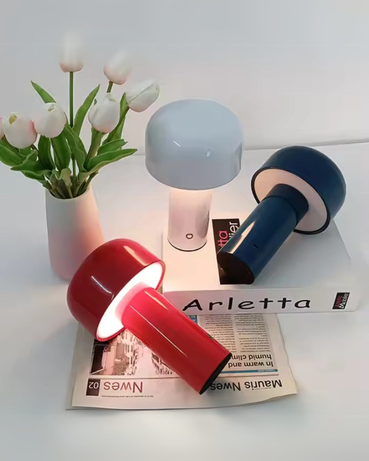 Tischlampe Metall Modern | Wohnzimmer