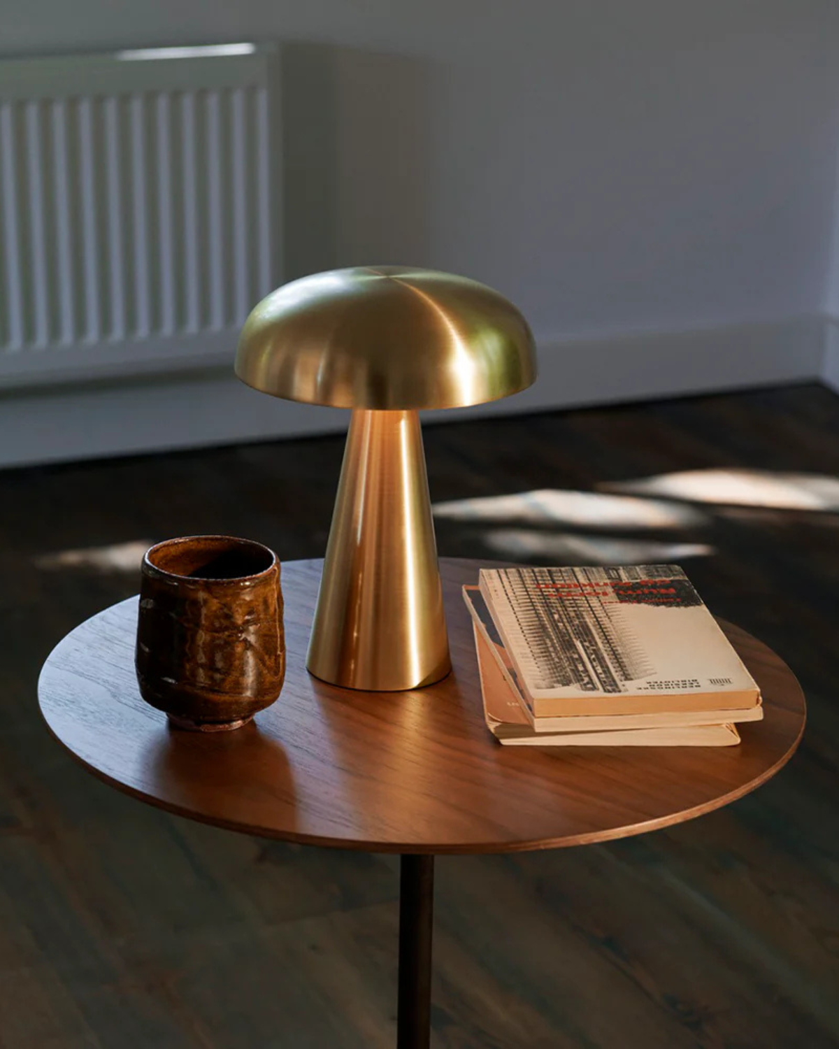 Tischlampe Metall Pilzform Modern | Wohnzimmer