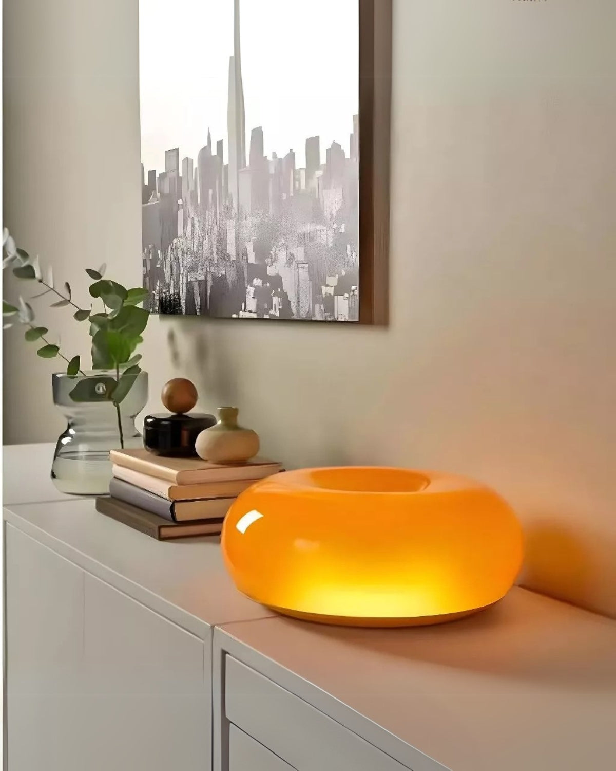 Tischlampe Modern Ring Design | Wohnzimmer