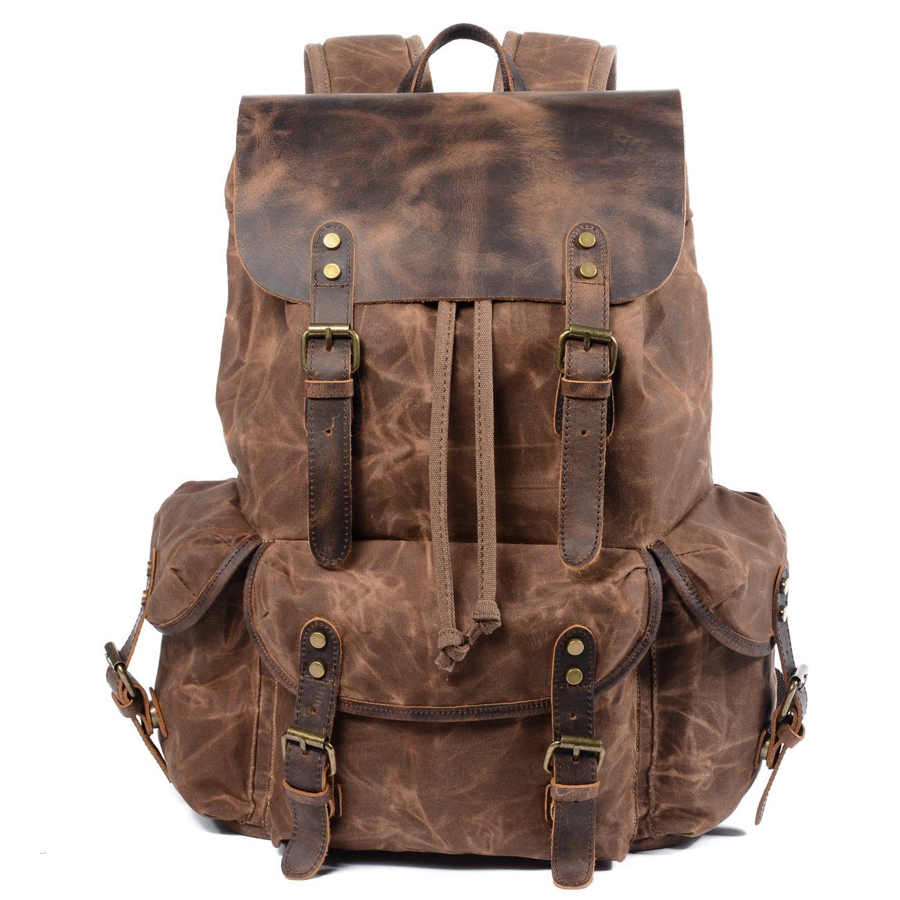 Canvas Rucksack Vintage Verschluss | Wandertour