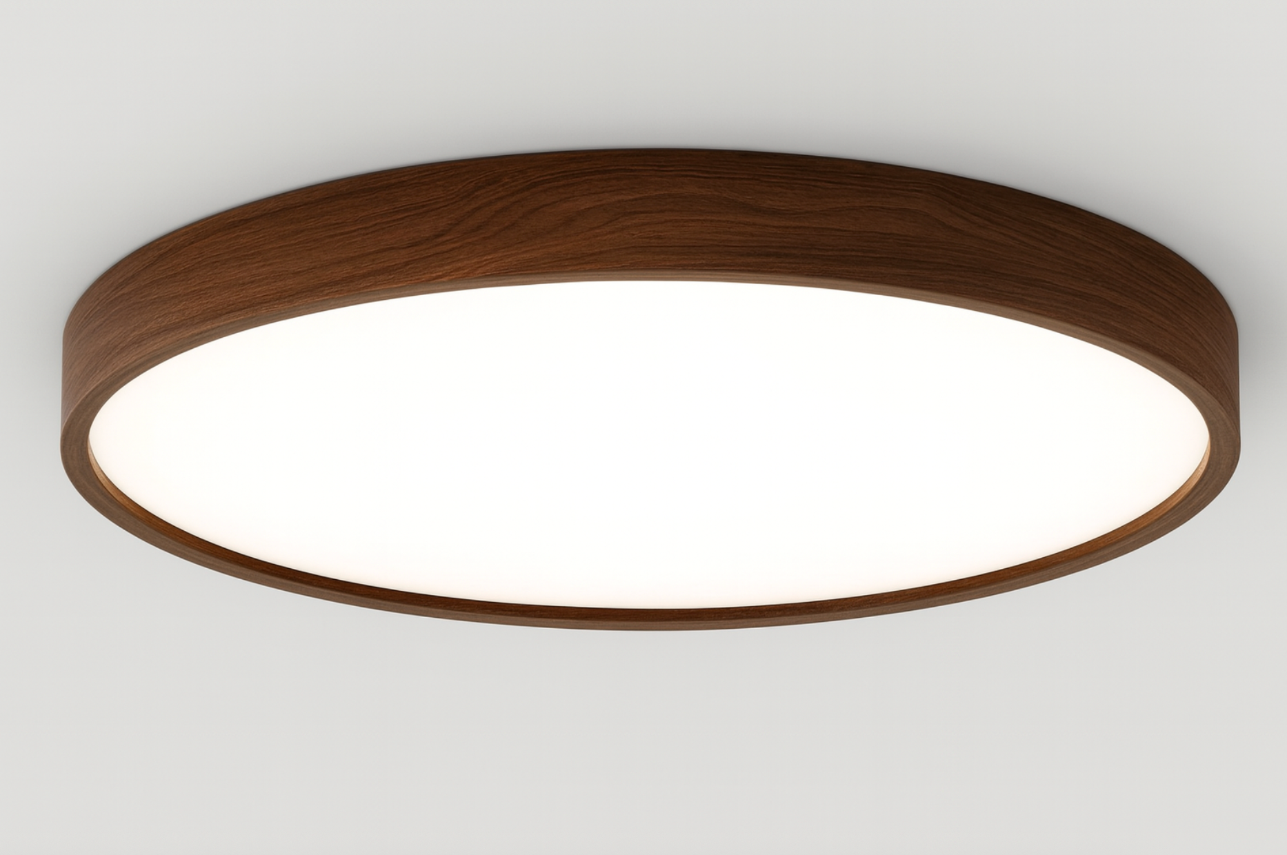 Deckenleuchte Holz Skandinavisch LED | Wohnzimmer