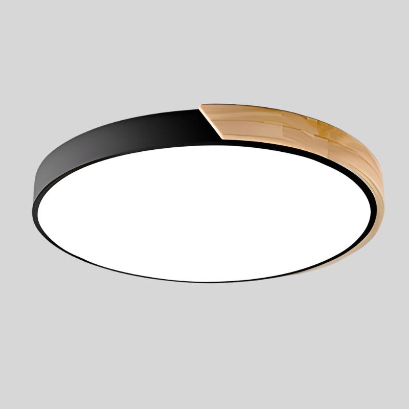 Deckenleuchte LED Holz Modern | Wohnzimmer