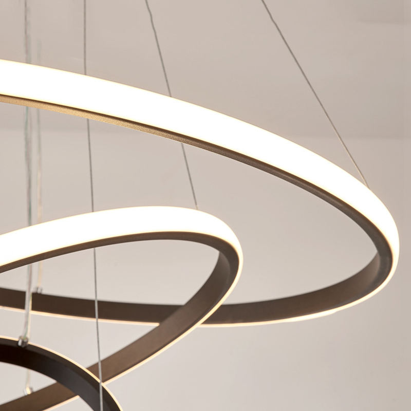 Deckenleuchte Modern LED Ringe | Wohnzimmer
