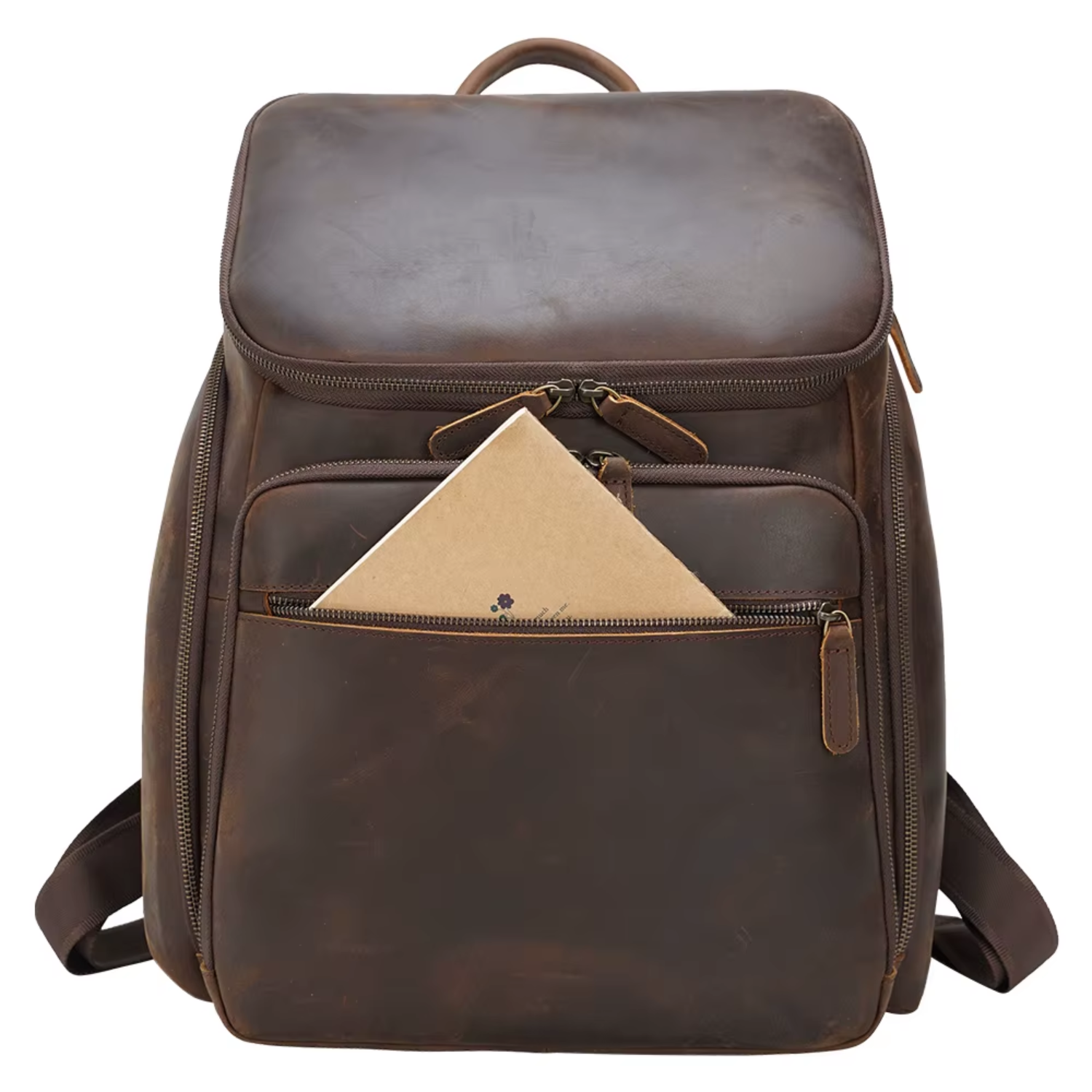 Leder Rucksack Laptopfach | Pendler Alltag