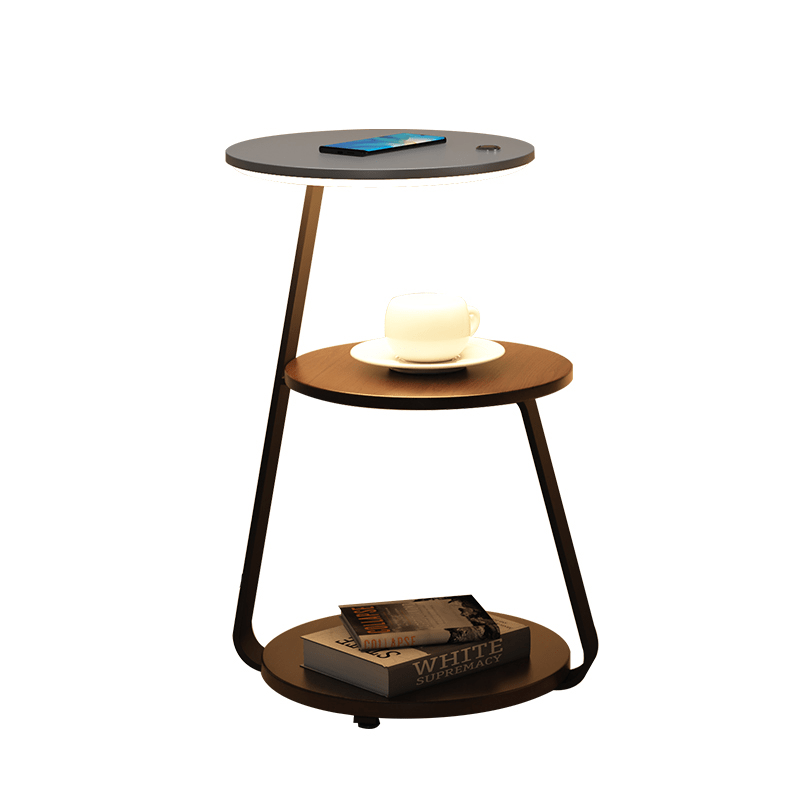 Lino | Moderner Beistelltisch mit Lampe